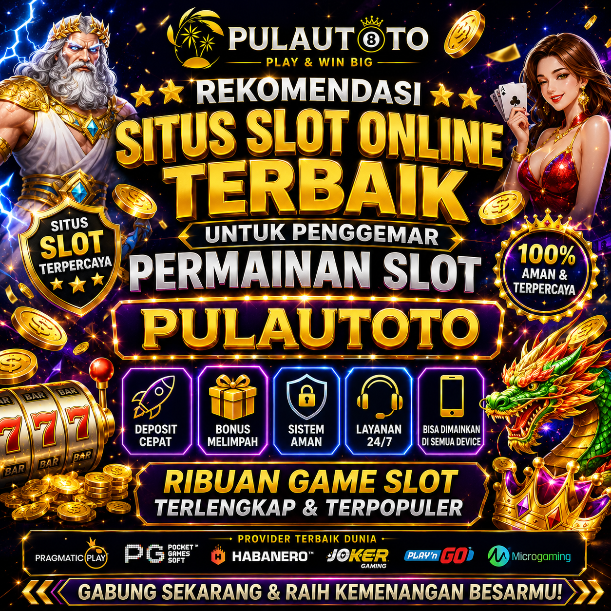 Rekomendasi Situs Slot Online Terbaik untuk Penggemar Permainan Slot PULAUTOTO
